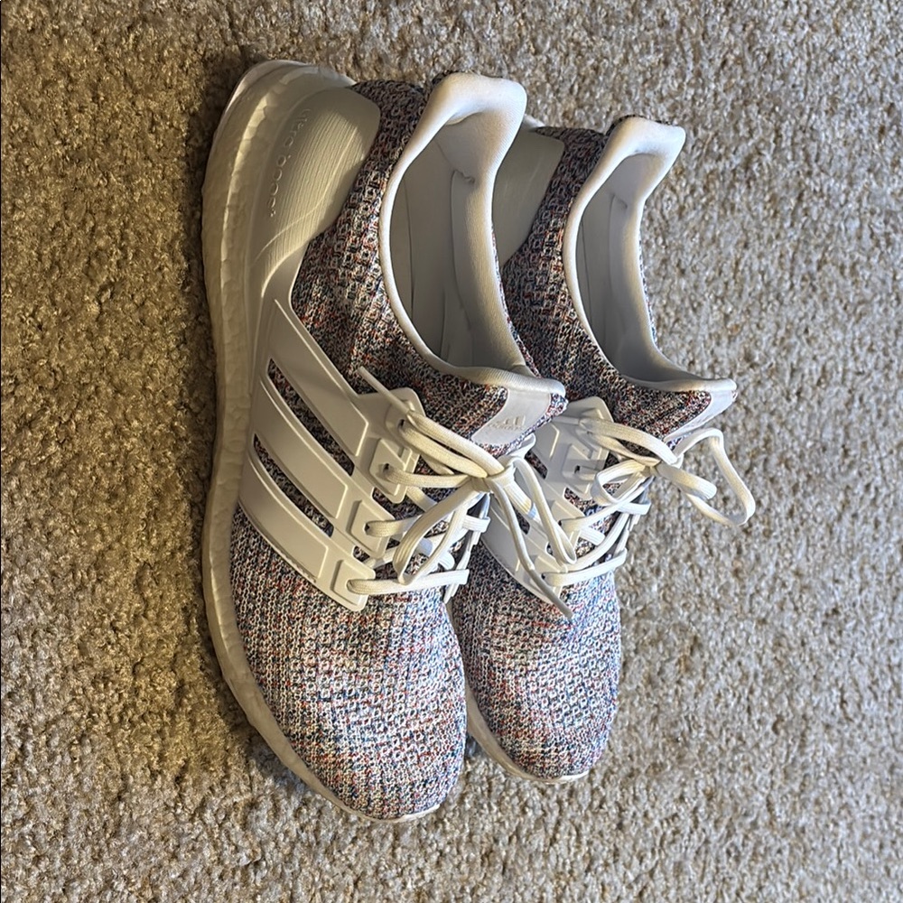 Adidas Multicolor Knit Athletic Shoes